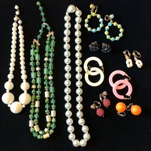 Vintage stamped “Hong Kong” jewelry bundle